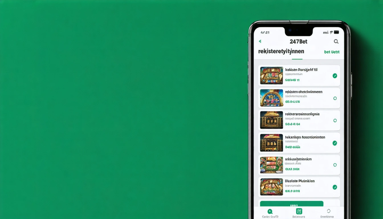 247bet rekisteröityminen rekisteröintiohjeet ja tili